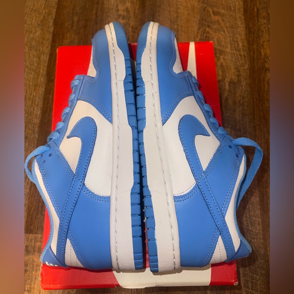 White/University Blue-White Nike Dunk Low (GS)
